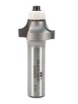 Whiteside 2006N 1" Diameter X 1/2" Double Flute Round Over Bit w/Non-Marring Bearing (1/2" Shank)