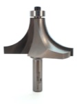 Whiteside 2015 3-1/2" Diameter X 1-3/4" Double Flute Roundover Router Bit (1/2" Shank)