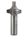 Whiteside 2058 1" Diameter X 9/16" Double Flute Plunge Roundover Router Bit (1/2" Shank)