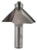 [WHITESIDE 2306]  3/4" Cutting Height Double Flute 45 Degree Chamfer Bit (1/2" Shank)