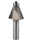 Whiteside 2307 7/8" Cutting Height Double Flute 22-1/2 Degree Edge Bevel Bit (1/2" Shank)