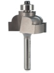 Whiteside 3162 1-3/8" Diameter X 3/4" Double Flute Classical Cove Router Bit (1/4" Shank)