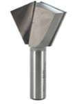 Whiteside 3516 1-5/8" Diameter Double Flute Multi Side- 16 Sided Router Bit (1/2" Shank)