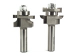 Whiteside 6001X 1-5/8" Diameter X 1" Double Flute Plywood Panel Round Stile & Rail Bit Set (1/2" Sha