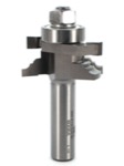 Whiteside 6006A 1-5/8" Diameter X 7/8" Double Flute Stile Cutter - Classical Type (1/2" Shank)