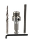 [WHITESIDE 800K]  Hole Saw Kit w/ 2" Quick Change SH 1/4" Pilot Rod 1/4" Tapered Pt Drill, 1/8" Allen Wrench