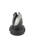 Whiteside 8060010 Standard Carbon Steel Countersink #10 C'sink, 13/64" Drill Size 1/2" C'sink Dia 5/