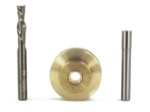 Whiteside 9501 Solid Brass Inlay Kit 1/4" Dia.