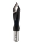 Whiteside DT13-70 13mm Diameter X 70mm Overall Length Right Hand Thru-Hole V-Point Boring Bit (10mm 