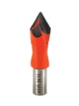 Whiteside DT14-57LH 14mm Diameter X 57mm Overall Length Left Hand Thru-Hole V-Point Boring Bit (10mm