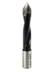 Whiteside DT9-70 9mm Diameter X 70mm Overall Length Right Hand Thru-Hole V-Point Boring Bit (10mm Sh