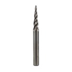 Whiteside SC64 Conical Ball Nose Spiral SC 1/4SH 1/32R 1/16 Ball Dia 11Â° Included Angle 1FL
