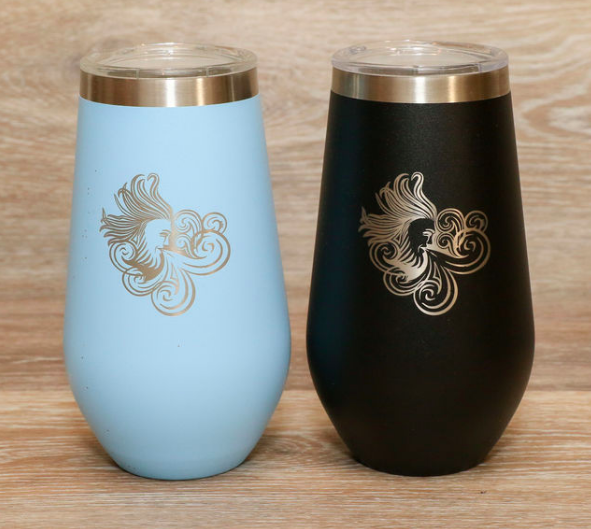 16 oz Latte and Wine tapered tumbler