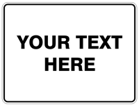 Text only decal