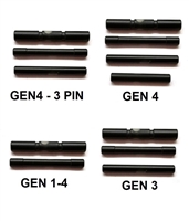 GoTo SPORTS GEAR Black Coated Stainless Steel Pin Kit For Glock Gen 1-4