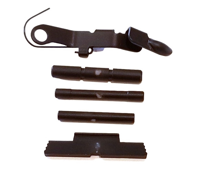 GHOST BULLET Extended Slide Stop Release and Extended Control Kit, For GLOCK Gen 1 - 4  Black Cerakote  CHOOSE KIT