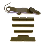 GHOST BULLET Extended Slide Stop Release and Extended Control Kit For GLOCK Gen 1 - 4  OD Green Cerakote CHOOSE KIT