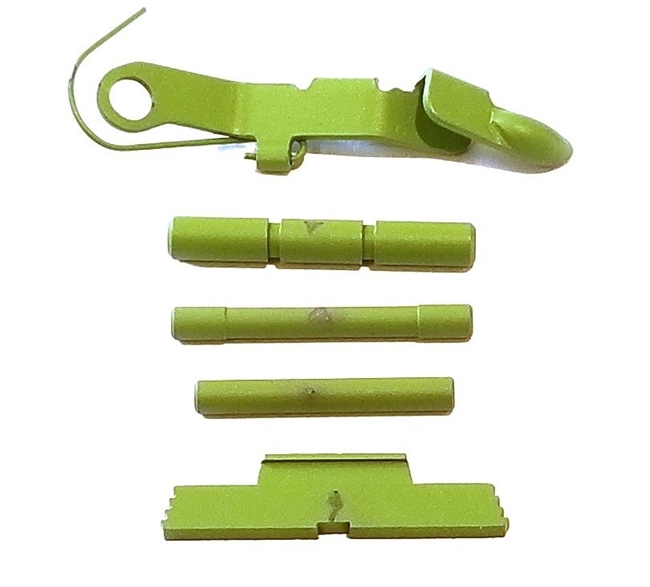 GHOST BULLET Extended Slide Stop Release and Extended Control Kit For GLOCK Gen 1 - 4  Zombie Green Cerakote CHOOSE KIT