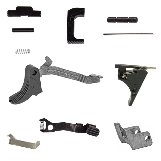 For Glock 43 OEM Lower Parts Kit With or Without Locking Block 9 Millimeter G43 (Choose Kit)