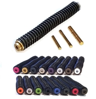 GoTo SPORTS GEAR Stainless Steel Guide Rod Assembly With Stainless Steel Coated Screw Head And Matching Pin Kit For Glock 19 23 32 38 Gen 1 2 3, Cerakote, Chrome, TiN Gold