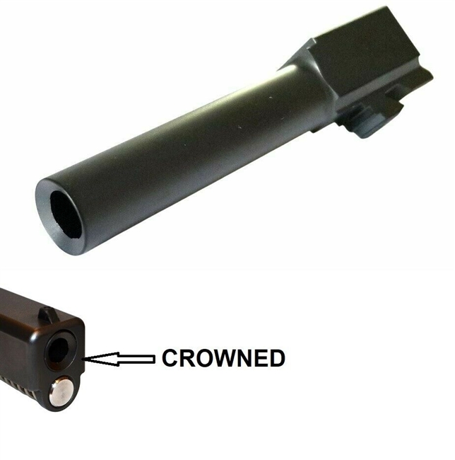 Black Barrel For Glock 19 Barrel 9MM 9x19 Fits GEN 1 2 3 4  5 Black DLC