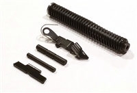 GoTo GEAR Black Coated Extended Control Kit Plus Guide Rod Assembly For Glock Gen 1-3 G17, 17L, 22, 24, 31 ,34, 35, 37,20,20SF, 21, 21SF,40,41