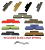 GoTo SPORTS GEAR Stainless Steel Extended Slide Lock Levers With Spring For Glock 19 23 32 38 Gen 1 - 4