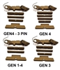 Burnt Bronze Extended Control Kits For Glock GEN 1-4 (Price Varies Per Kit)