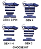 NRA Blue Extended Control Kits For Glock GEN 1-4 (Price Varies Per Kit)