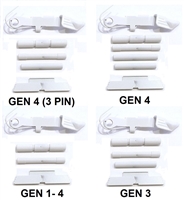 Storm Trooper White Extended Control Kits For Glock GEN 1-4 (Price Varies Per Kit)