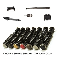 Upper Parts Kit For GLOCK 43 43X 48 With Custom Coated Stainless Steel Guide Rod Assembly