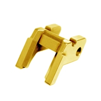 Locking Block For GLOCK TiN Gold Coated, CNC Machined Solid Billet, Fits- Sub Compact, Compact, Full Size and Gen 4/5