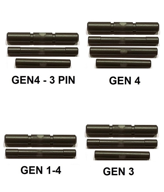 GoTo SPORTS GEAR OD Green Coated Stainless Steel Pin Kits For Glock Generation 1 - 4 (Price Varies Per Kit)