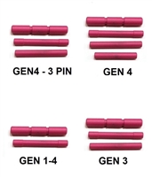 GoTo SPORTS GEAR Pink Coated Stainless Steel Pin Kits For Glock Generation 1 - 4 (Price Varies Per Kit)