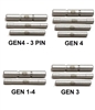 CENTENNIAL DEFENSE SYSTEMS Satin Aluminum Coated Stainless Steel Pin Kits For Glock Generation 1 - 4 (Price Varies Per Kit)