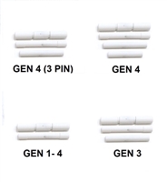 GoTo SPORTS GEAR White Coated Stainless Steel Pin Kits For Glock Generation 1 - 4 (Price Varies Per Kit)