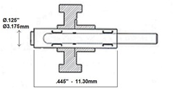 HANDPIECE PARTS - IMPACT AIR  AUTOCHUCK SPINDLE