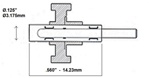 HANDPIECE PARTS - LAB FRICTION GRIP SPINDLE