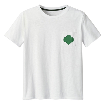 SPECIAL ORDER - White Pocket T-Shirt - Adult