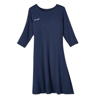 SPECIAL ORDER - Three-Quarter Sleeve Knit Navy Dress - Women's