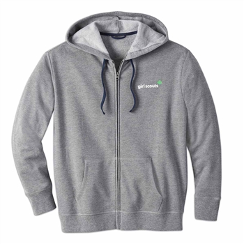 Trefoil Zip-Up Hoodie - Adult