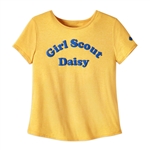 Daisy Curve Hem Yellow T-Shirt
