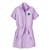 Lilac Chambray Shirt Dress - Special Order