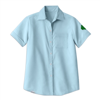 Sky Blue Chambray Camp Shirt