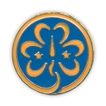 World Trefoil Pin (WAGGGS Girl Scout PIN)