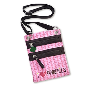 Brownie Cross Body Zipper Bag