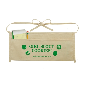 Cookies Half Apron - Khaki and Green