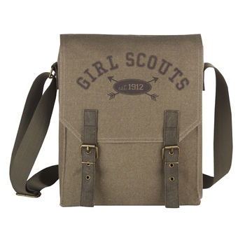 Khaki Messenger Bag