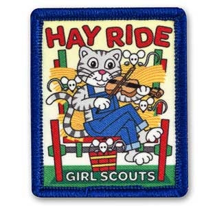 Sew-On Hayride Cat