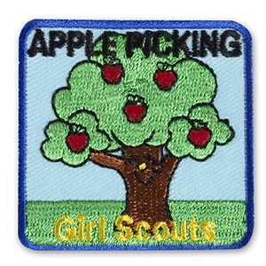 Apple Picking Sew-On Fun Patch